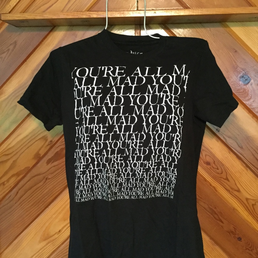 Authentic Disney Alice in Wonderland graphic T